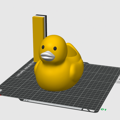 Rubber Ducky 3D Printed Pen & Drink Caddie - CraftedLegacyCO